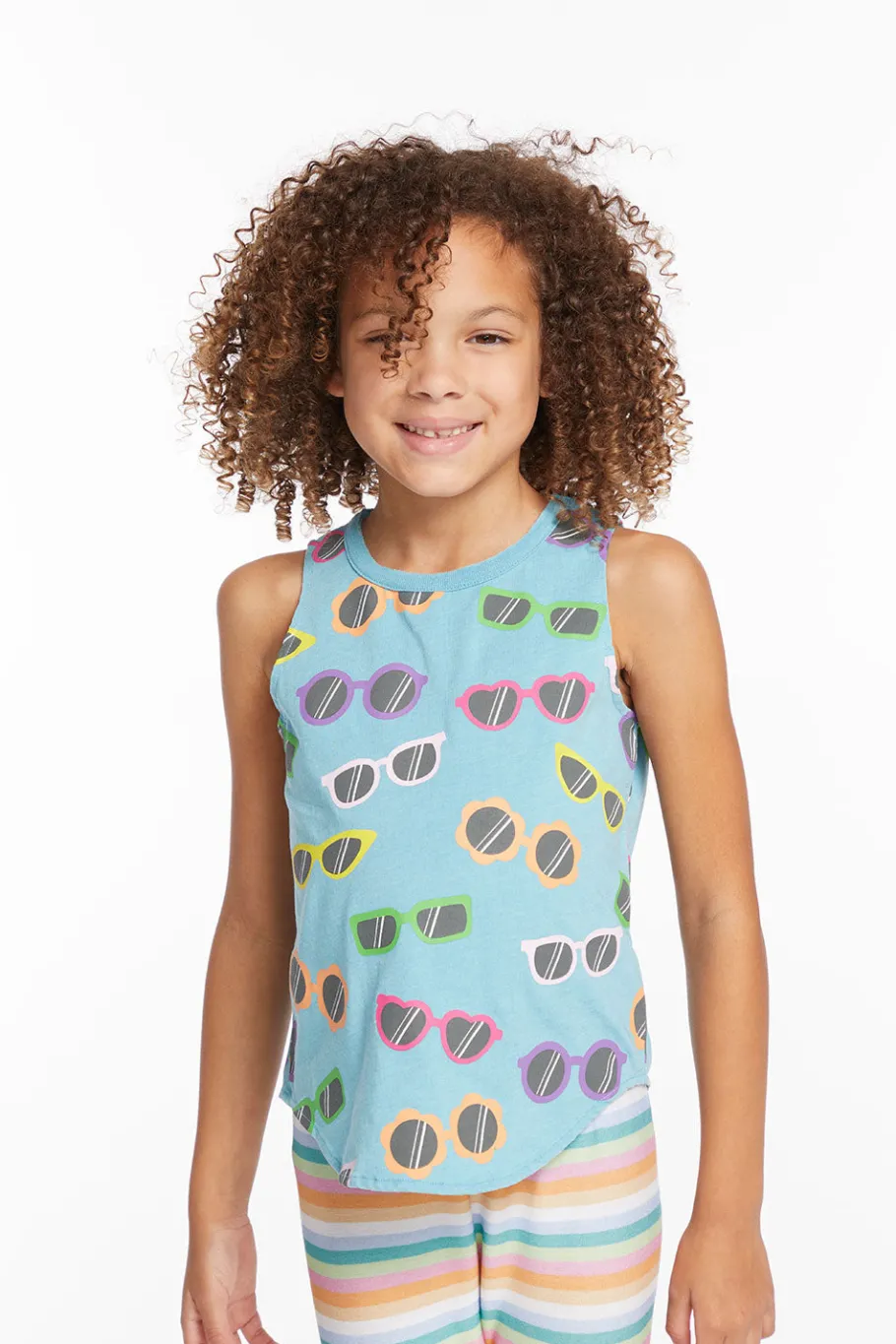 Best Chaser Brand Crazy Sunglasses Girls Vintage Jersey Shirttail Muscle