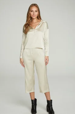 New Chaser Brand Cropped Wide Leg Culotte