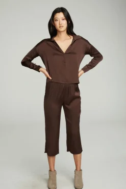Online Chaser Brand Cropped Wide Leg Culotte