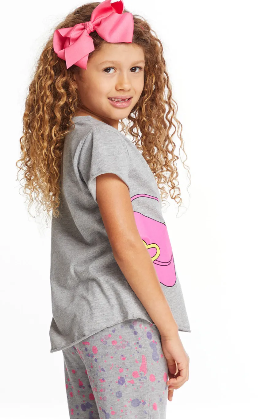 Discount Chaser Brand Cute Purse Girls Crew Neck Tee