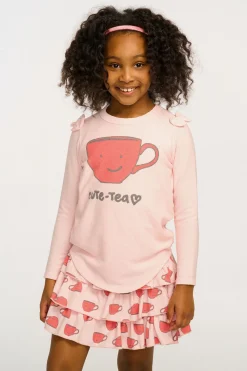 Clearance Chaser Brand Cute Tea Long Sleeve Tee