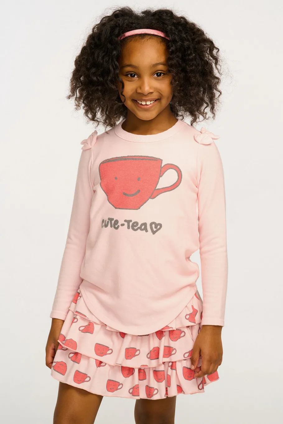 Clearance Chaser Brand Cute Tea Long Sleeve Tee