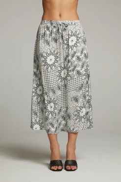 Flash Sale Chaser Brand Darby Paisley Bandana Midi Skirt