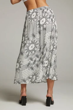 Flash Sale Chaser Brand Darby Paisley Bandana Midi Skirt