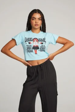 Best Sale Chaser Brand David Bowie Ziggy Stardust Crop Tee