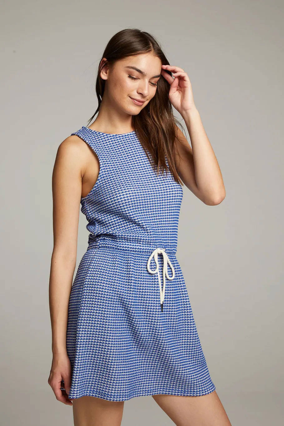 Online Chaser Brand Delray Cobalt Blue Mini Dress