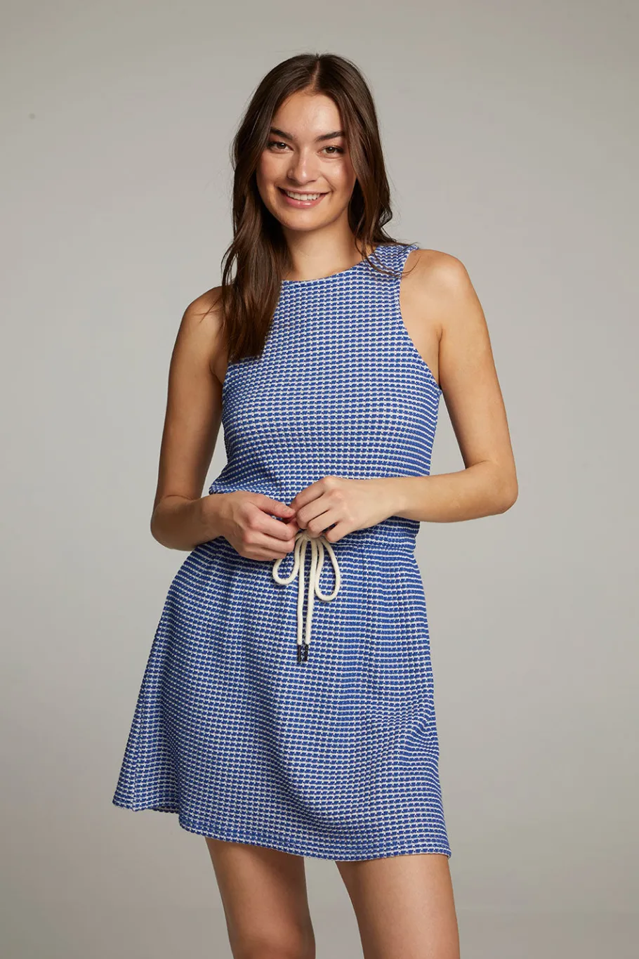 Online Chaser Brand Delray Cobalt Blue Mini Dress