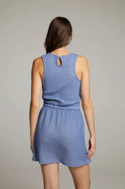 Online Chaser Brand Delray Cobalt Blue Mini Dress