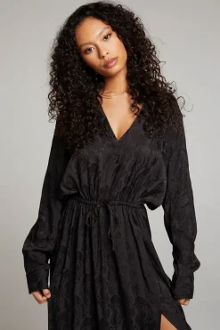 Sale Chaser Brand Denverr Licorice Maxi Dress
