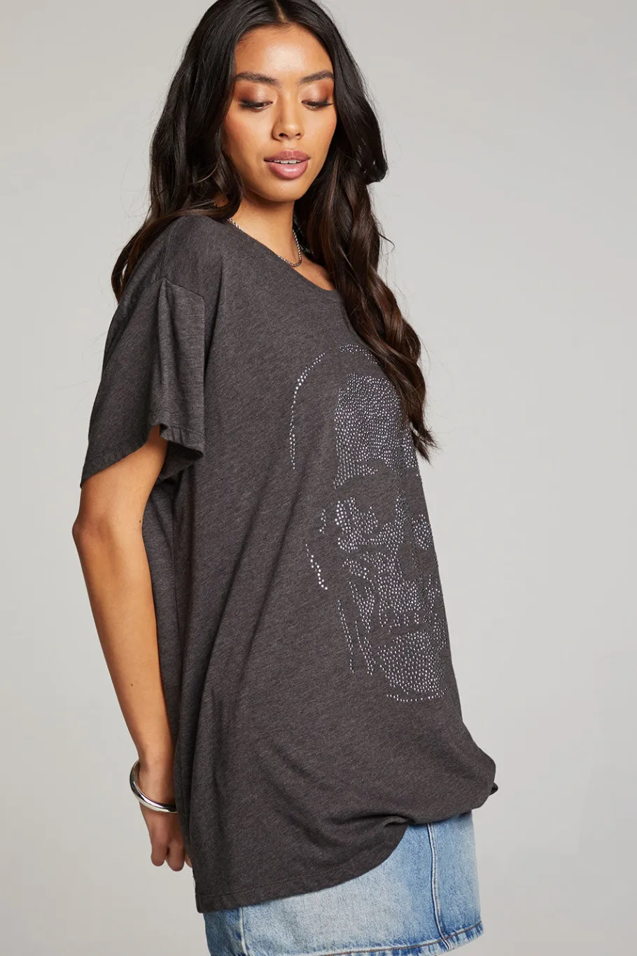 Flash Sale Chaser Brand Diamond Skull Tee