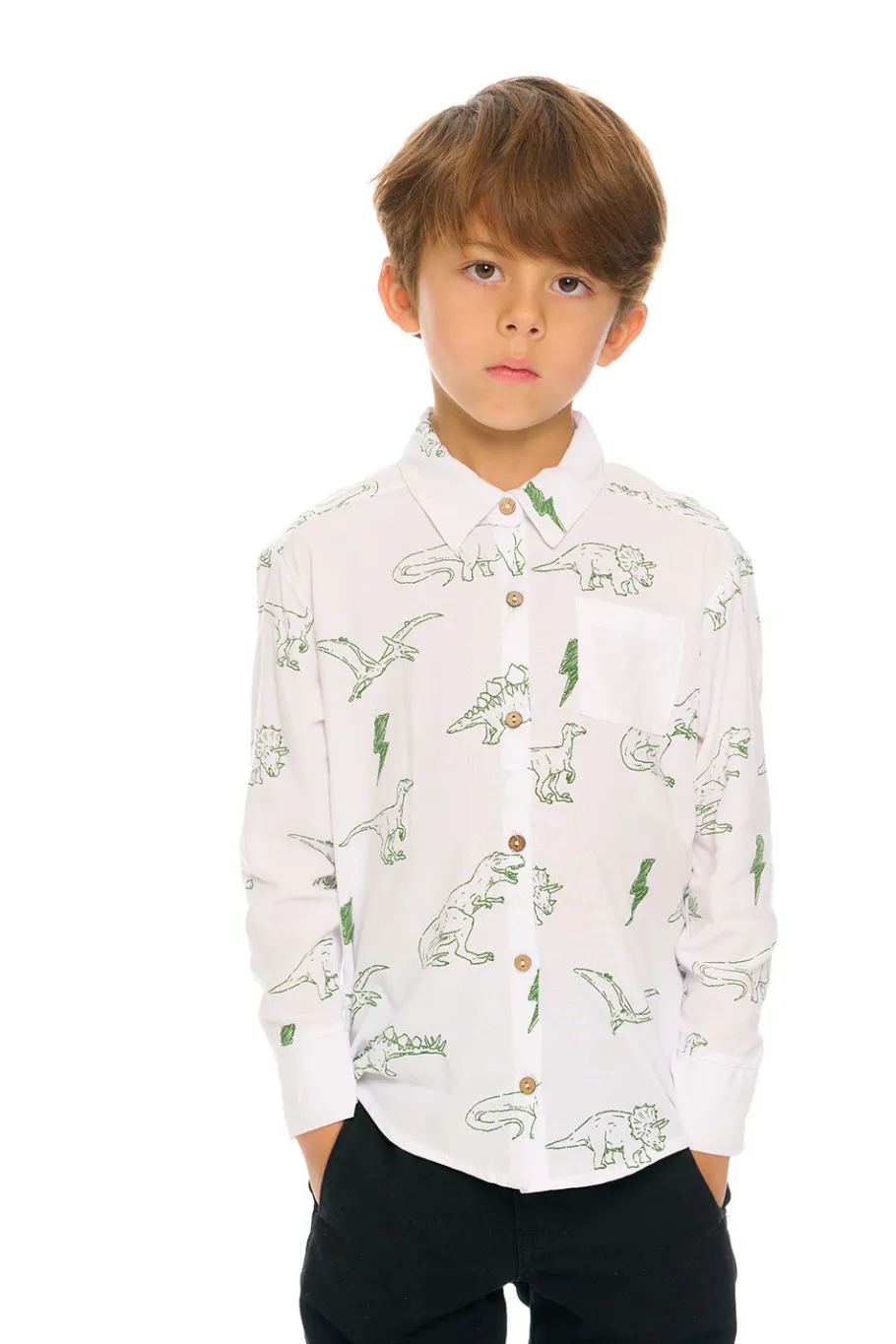 Outlet Chaser Brand Dino Button Down