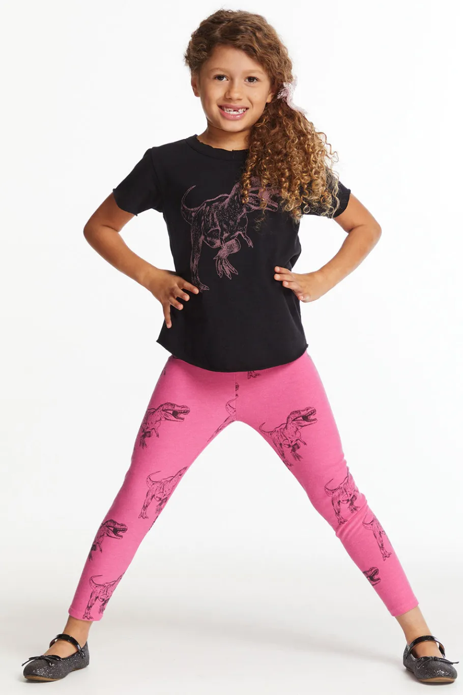 Fashion Chaser Brand Dino Time Girls Classic Legging