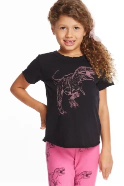 Sale Chaser Brand Dino Time Girls Crew Neck Tee