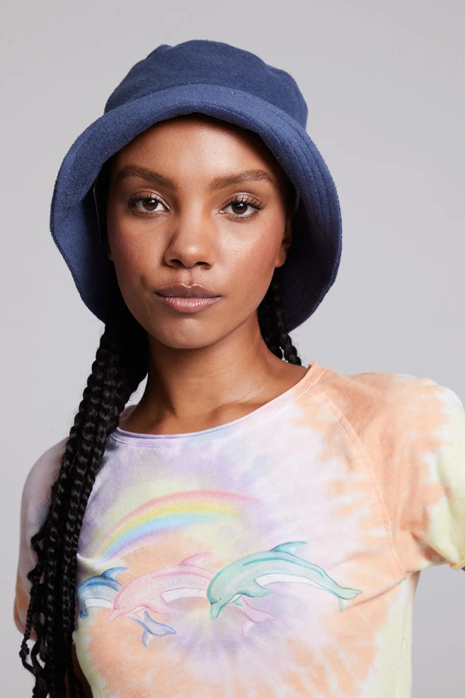 Flash Sale Chaser Brand Dogtown Navy Blue Baby Bucket Hat