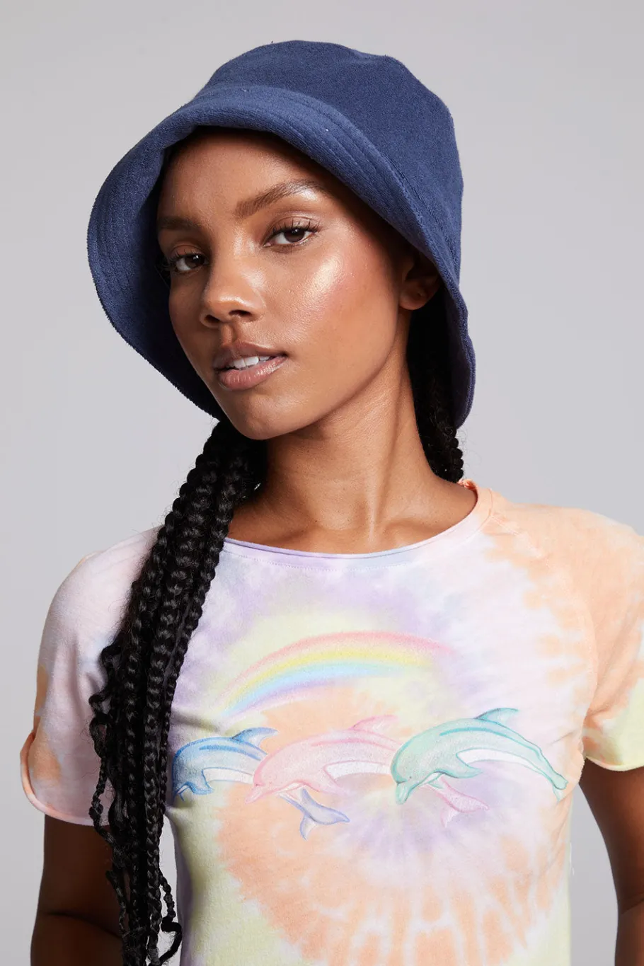 Flash Sale Chaser Brand Dogtown Navy Blue Baby Bucket Hat