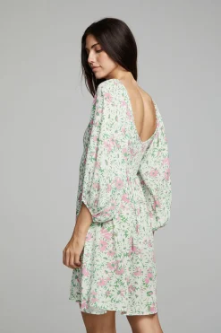 New Chaser Brand Dolce Mini Dress - Daisy Floral Print