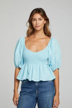 Cheap Chaser Brand Dolce Top - Clear Sky