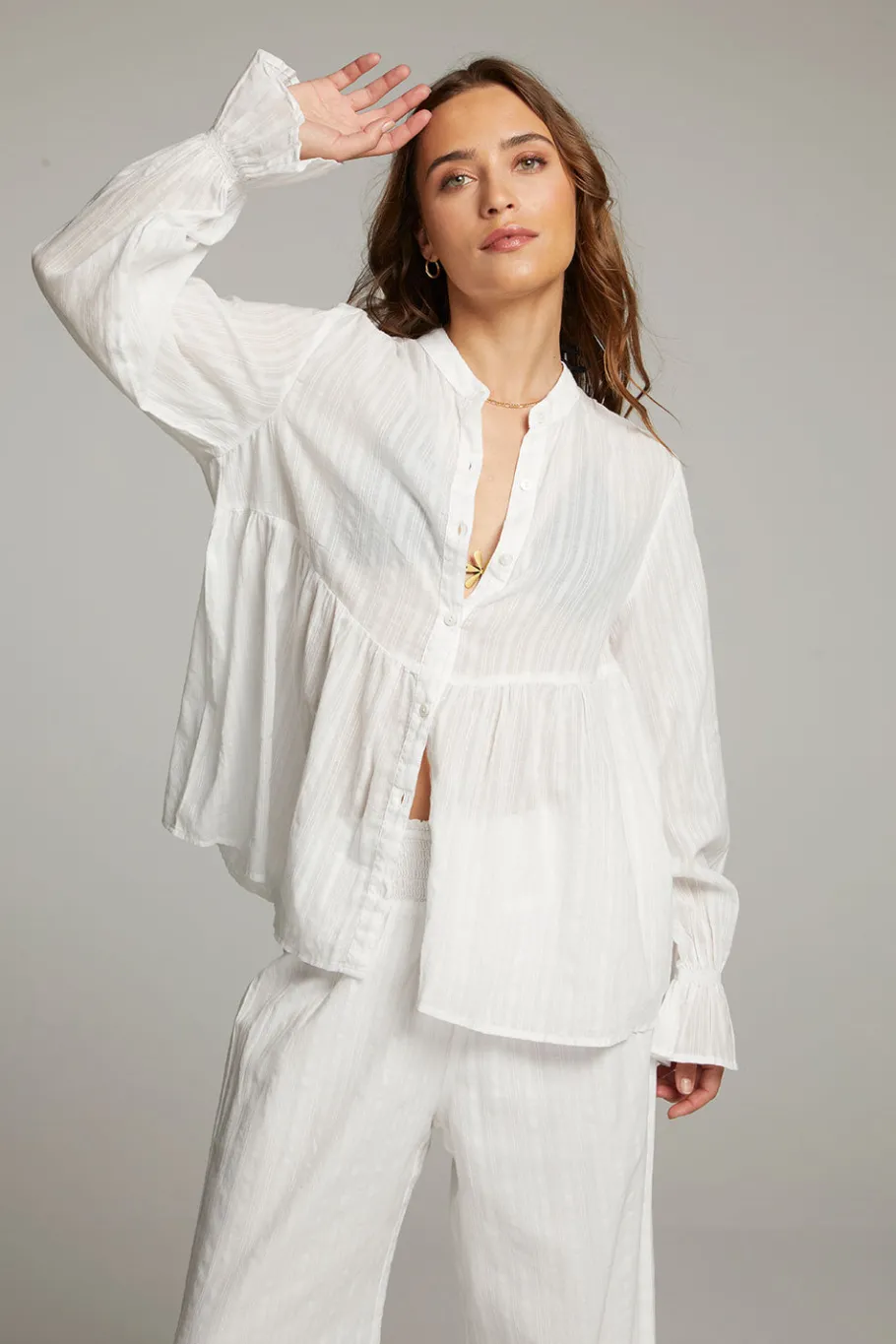 Flash Sale Chaser Brand Dolphin White Button Down