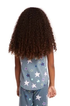 Flash Sale Chaser Brand Dream Emb Star Girls Vintage Jersey Shirttail Muscle