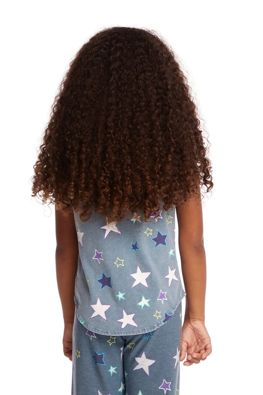 Flash Sale Chaser Brand Dream Emb Star Girls Vintage Jersey Shirttail Muscle