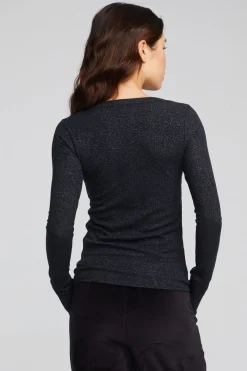 New Chaser Brand Drifter Shadow Black Henley