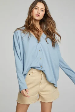 Best Chaser Brand Electric Button Down - Faded Denim