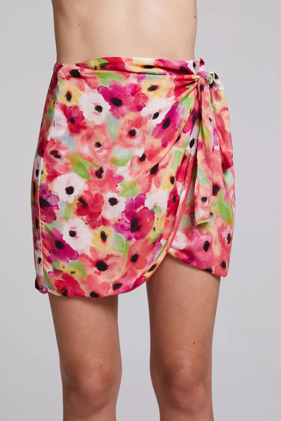 Shop Chaser Brand Elena Poppy Floral Mini Skirt