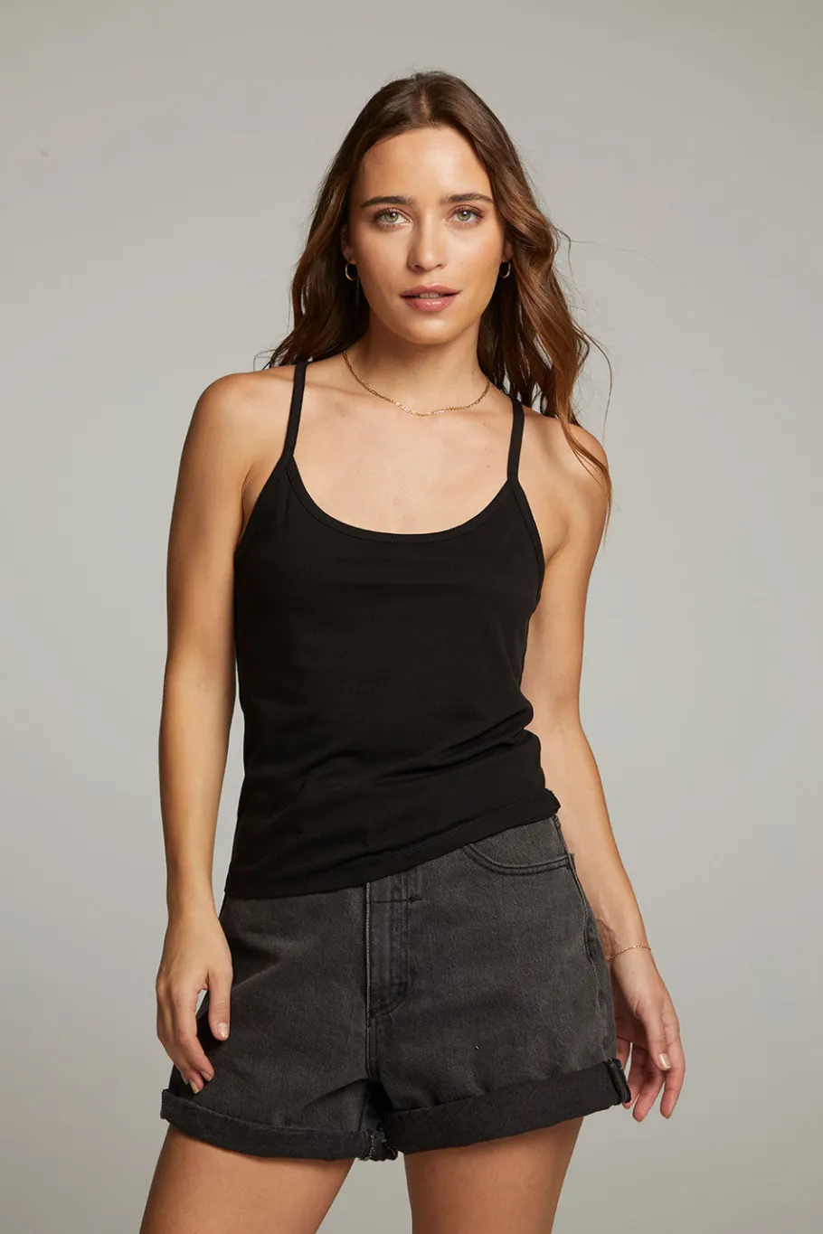 Best Chaser Brand Emma Black Tank Top