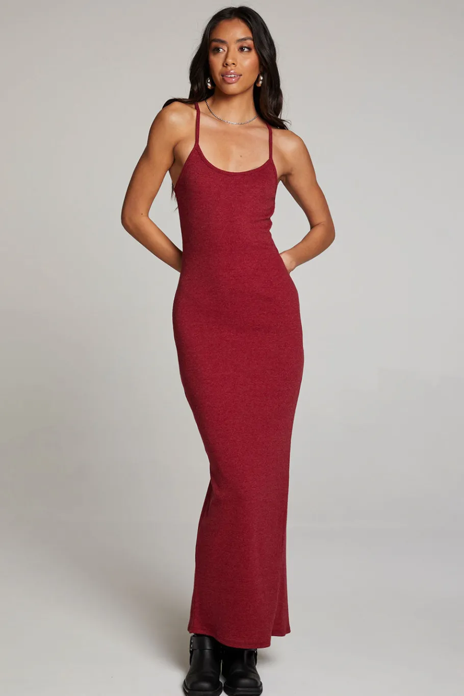 Best Chaser Brand Emma Blood Red Maxi Dress