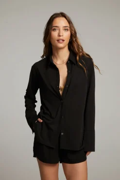 Store Chaser Brand Ethan Black Button Up