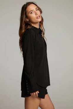 Store Chaser Brand Ethan Black Button Up
