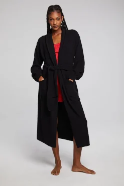 Store Chaser Brand Evee Maxi Licorice Cardigan