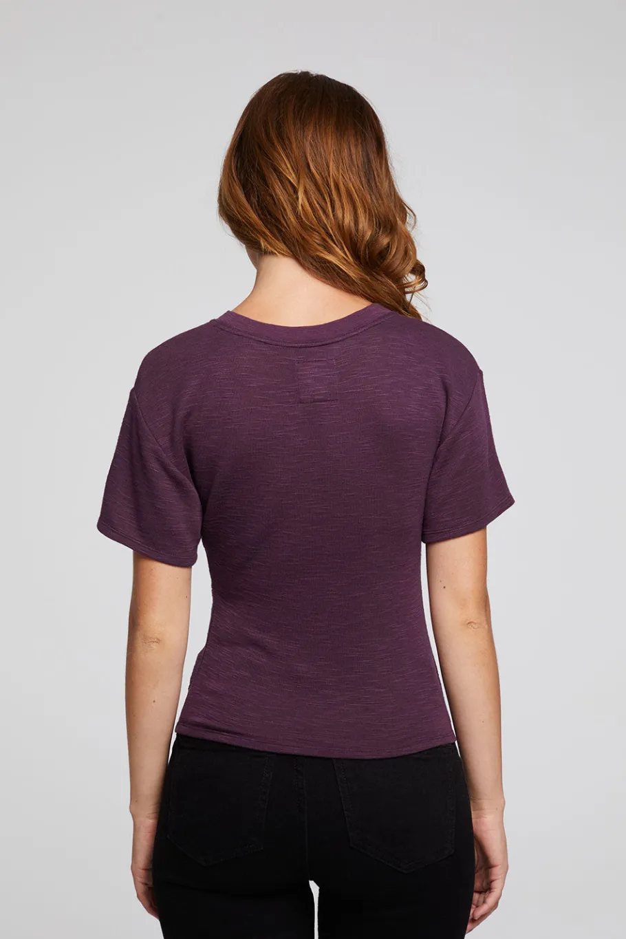 Best Sale Chaser Brand Evelynn Plum Perfect Tee