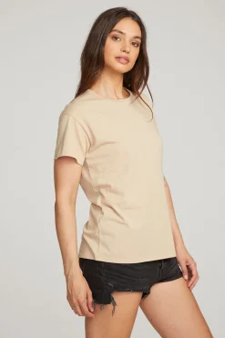 Best Chaser Brand Everyday Essential Cappuccino Crew Neck Tee