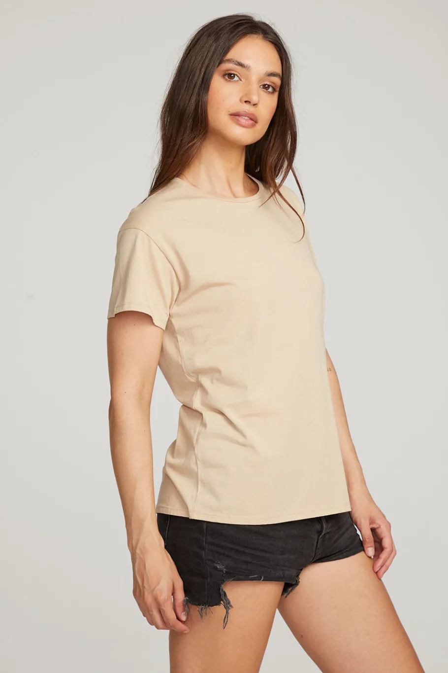 Best Chaser Brand Everyday Essential Cappuccino Crew Neck Tee