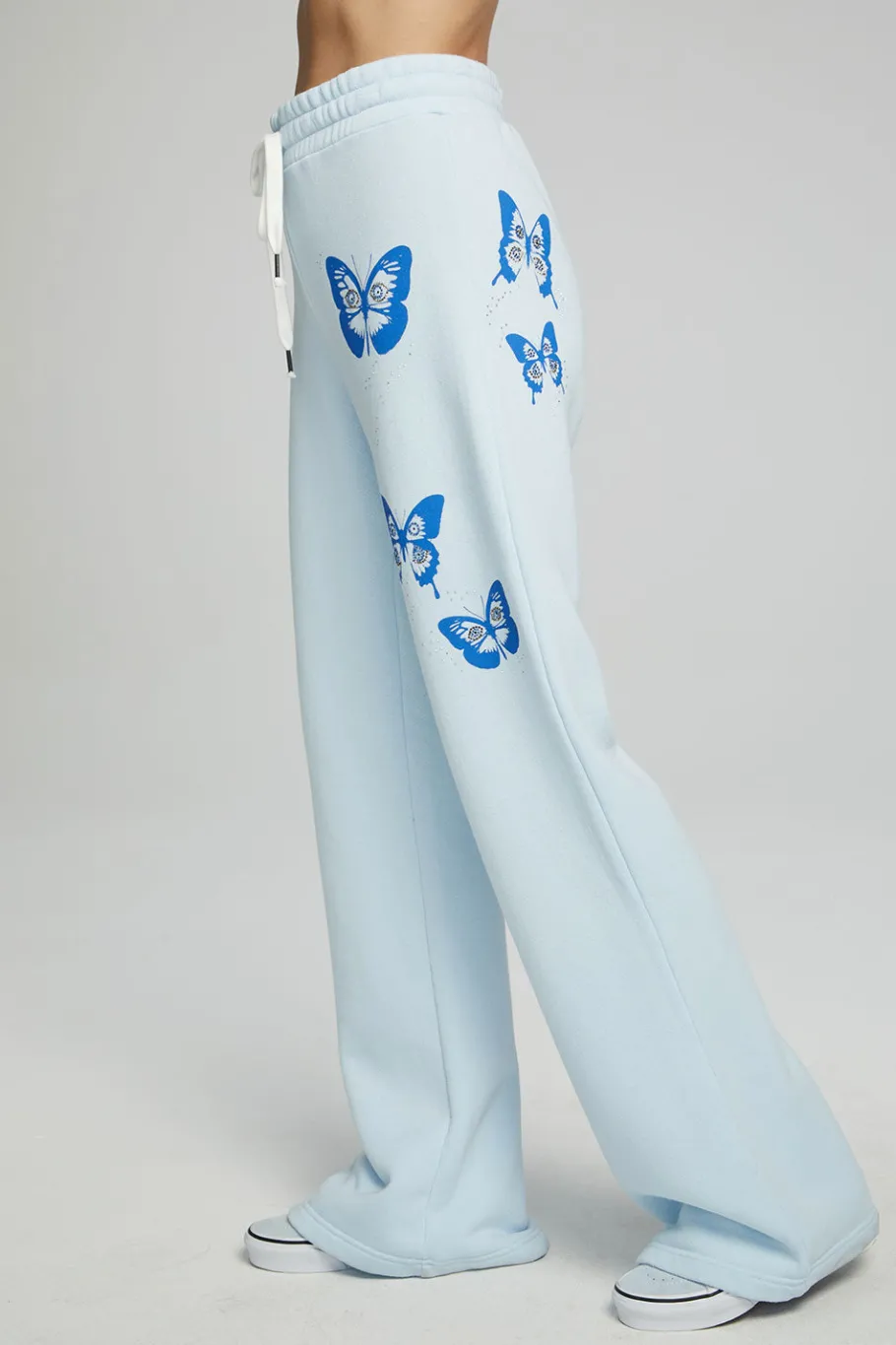 Shop Chaser Brand Evil Eye Butterfly Pants