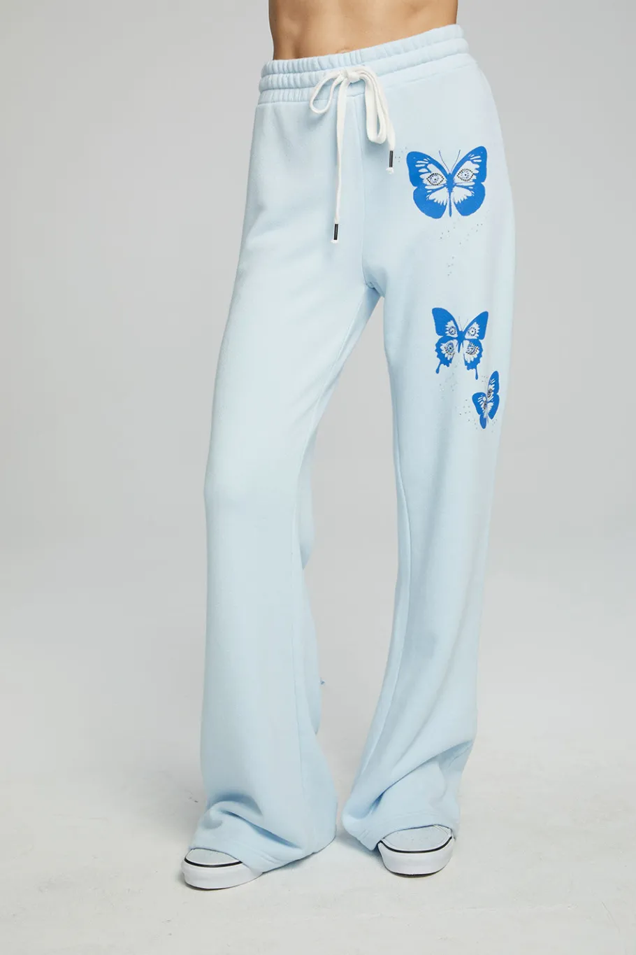 Shop Chaser Brand Evil Eye Butterfly Pants
