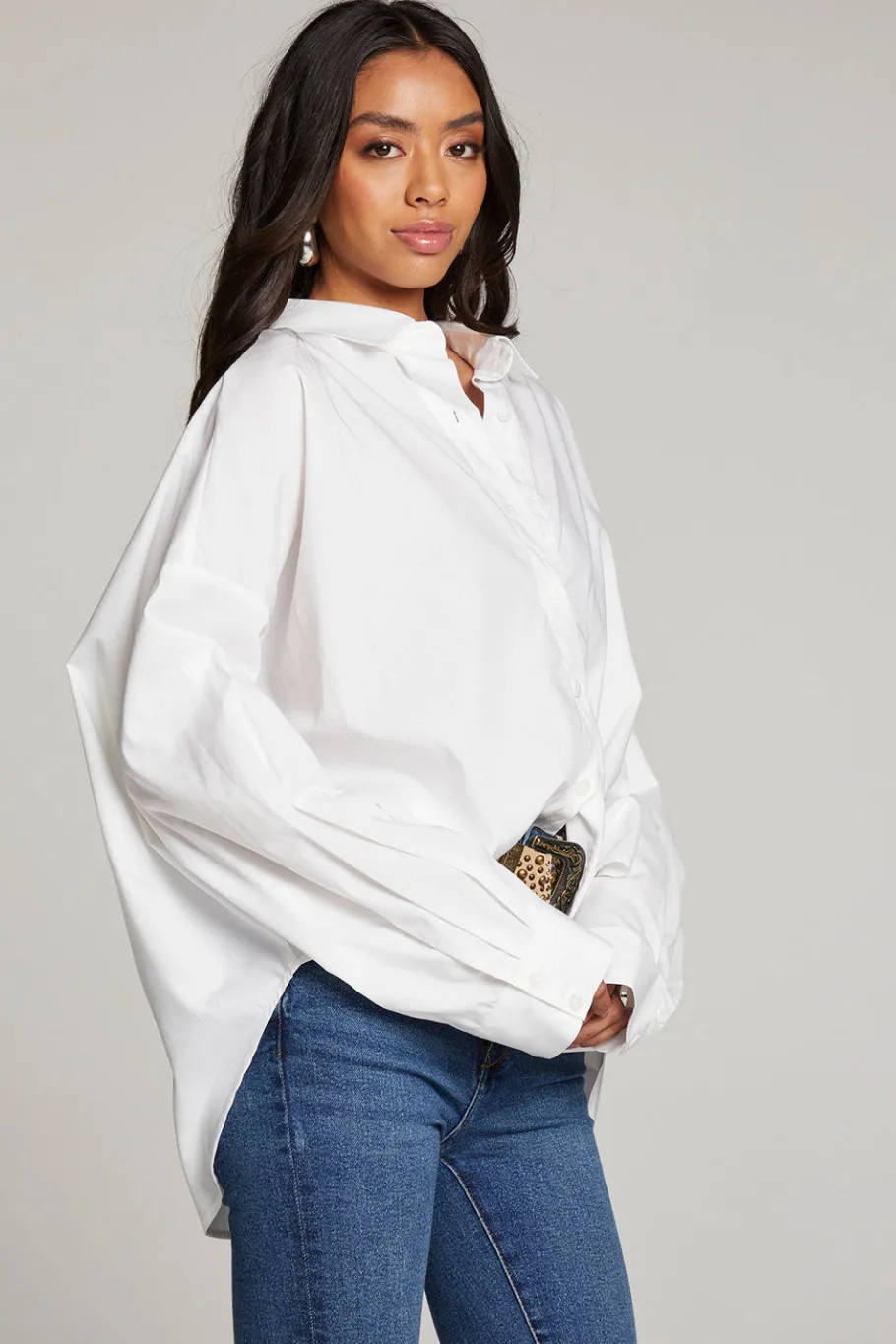 Cheap Chaser Brand Ezra White Button Up