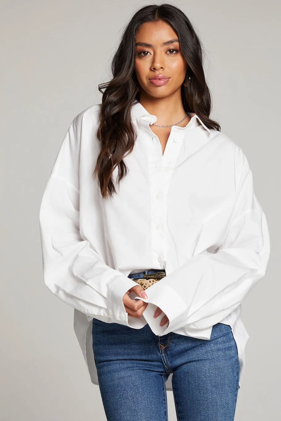 Cheap Chaser Brand Ezra White Button Up