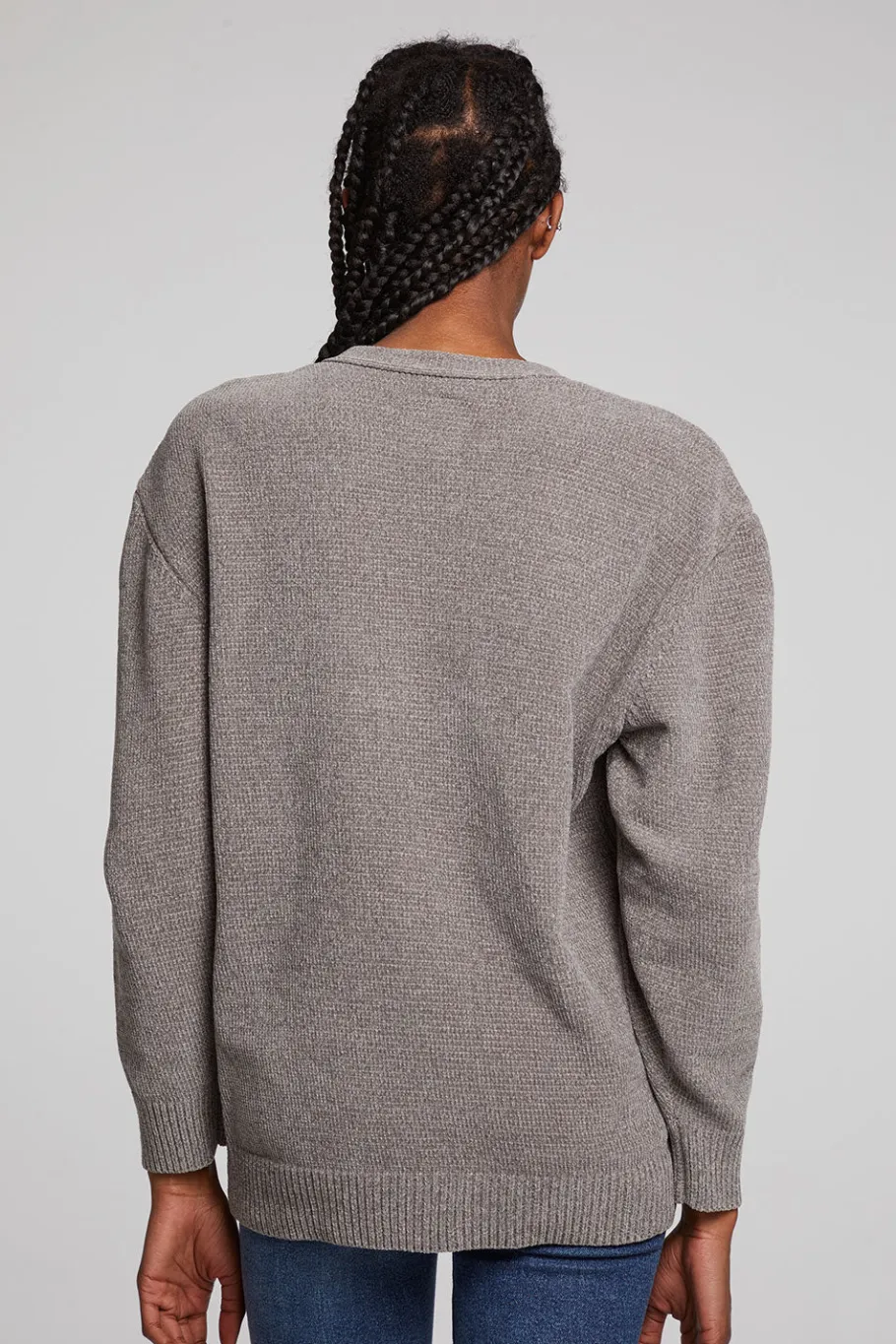 Cheap Chaser Brand Fairfax Foggy City Cardigan