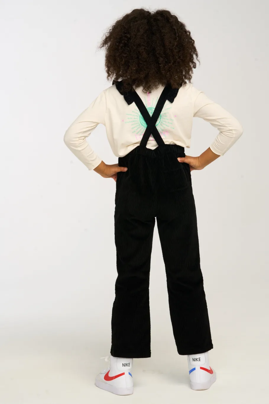 Clearance Chaser Brand Fairy Overall Raven Black Corduroy