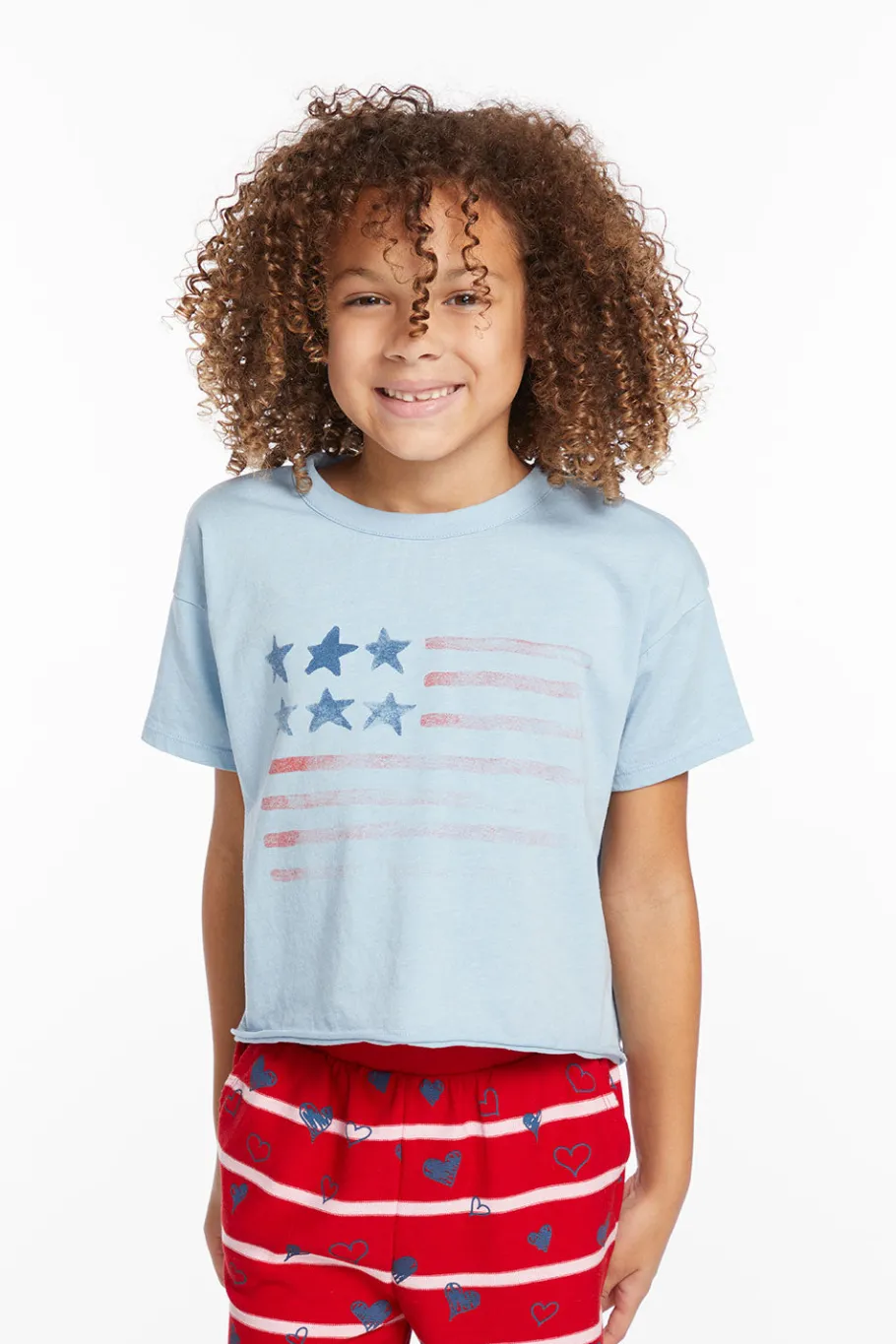 Flash Sale Chaser Brand Flag Girls Tee