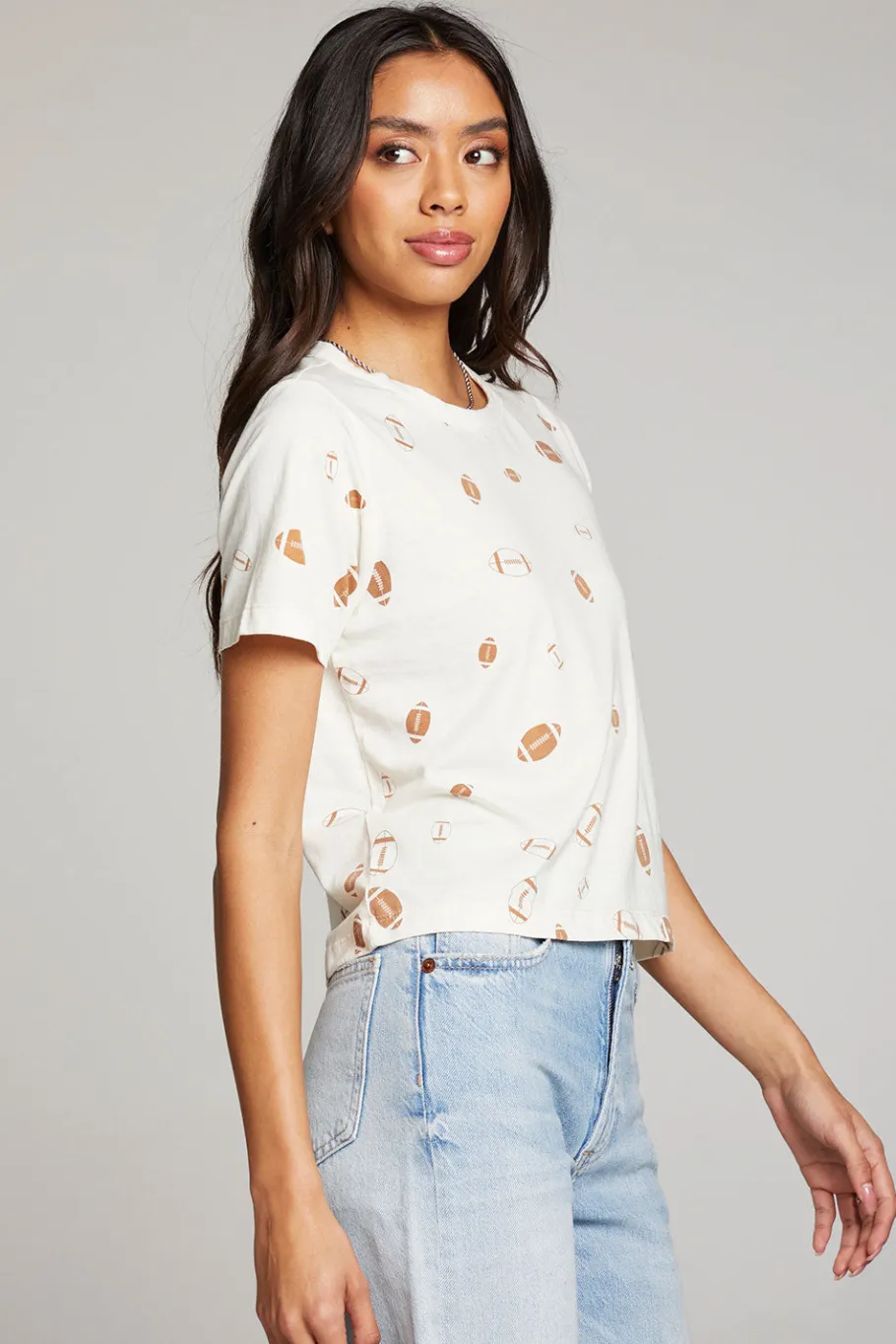 Best Sale Chaser Brand Football Party Embroidery Tee