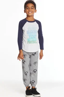 Outlet Chaser Brand Football Sunday Boys Long Sleeve