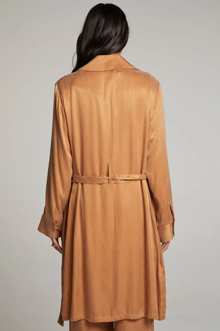 Cheap Chaser Brand Ford Toffee Trench Coat