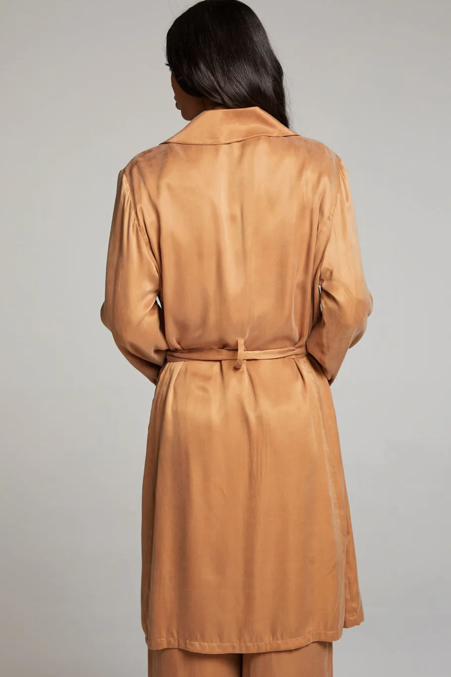 Cheap Chaser Brand Ford Toffee Trench Coat