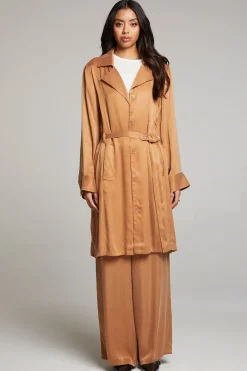 Cheap Chaser Brand Ford Toffee Trench Coat