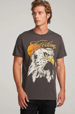 Best Sale Chaser Brand Freedom Eagle Mens Tee