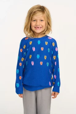 Outlet Chaser Brand Funny Monsters Kanga Pocket Pullover