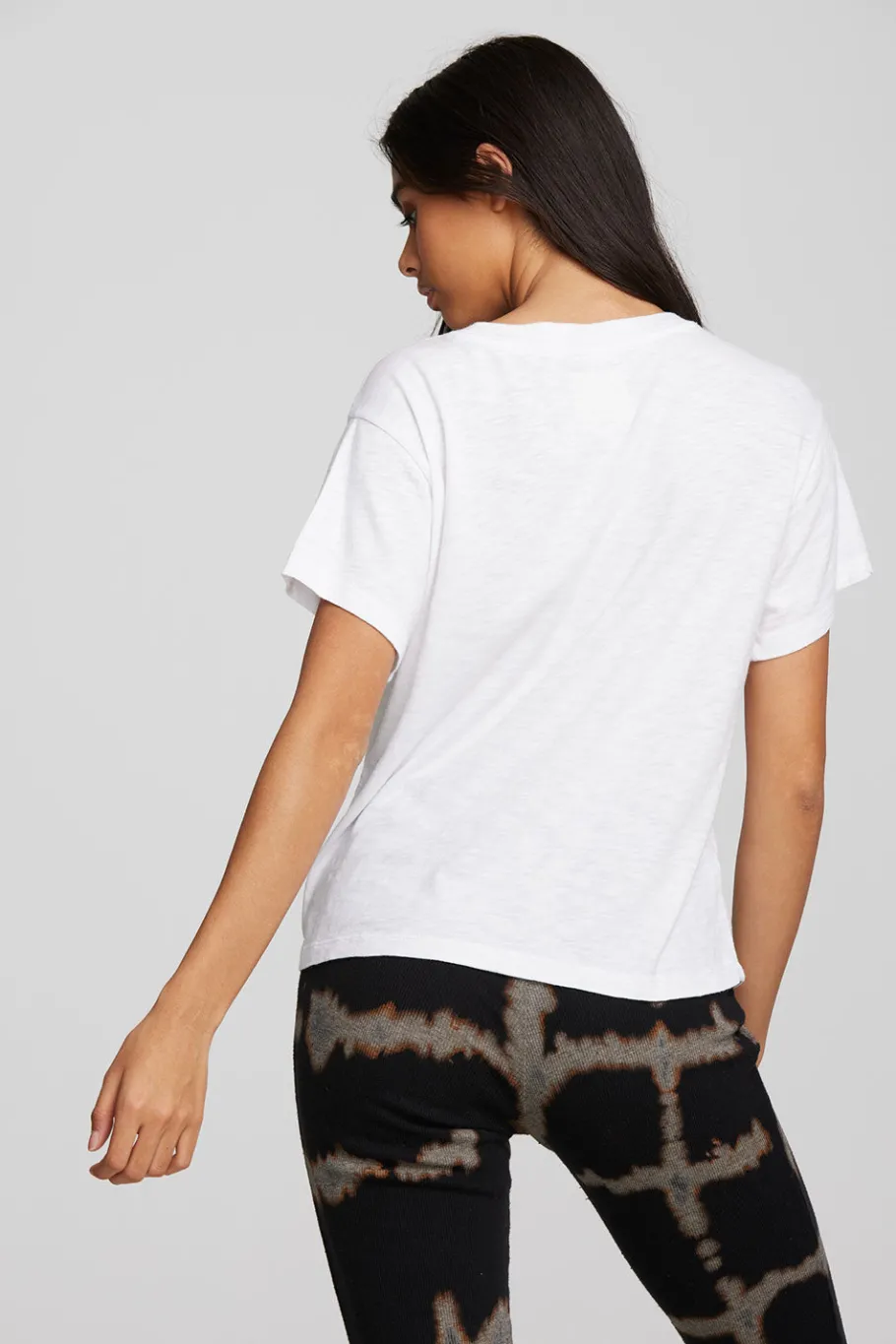 Shop Chaser Brand Gauze Jersey Oversized Crewneck Tee